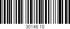 Código de barras (EAN, GTIN, SKU, ISBN): '30146.10'