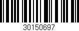 Código de barras (EAN, GTIN, SKU, ISBN): '30150697'