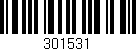 Código de barras (EAN, GTIN, SKU, ISBN): '301531'