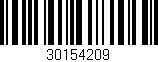 Código de barras (EAN, GTIN, SKU, ISBN): '30154209'