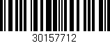 Código de barras (EAN, GTIN, SKU, ISBN): '30157712'