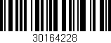 Código de barras (EAN, GTIN, SKU, ISBN): '30164228'
