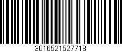 Código de barras (EAN, GTIN, SKU, ISBN): '3016521527718'