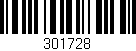 Código de barras (EAN, GTIN, SKU, ISBN): '301728'
