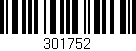 Código de barras (EAN, GTIN, SKU, ISBN): '301752'