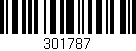 Código de barras (EAN, GTIN, SKU, ISBN): '301787'