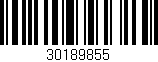 Código de barras (EAN, GTIN, SKU, ISBN): '30189855'