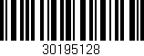 Código de barras (EAN, GTIN, SKU, ISBN): '30195128'