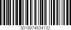 Código de barras (EAN, GTIN, SKU, ISBN): '3019974634132'