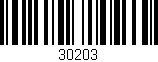Código de barras (EAN, GTIN, SKU, ISBN): '30203'