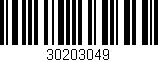 Código de barras (EAN, GTIN, SKU, ISBN): '30203049'