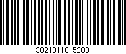 Código de barras (EAN, GTIN, SKU, ISBN): '3021011015200'