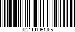 Código de barras (EAN, GTIN, SKU, ISBN): '3021101051385'