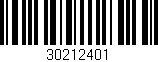 Código de barras (EAN, GTIN, SKU, ISBN): '30212401'