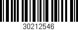 Código de barras (EAN, GTIN, SKU, ISBN): '30212546'