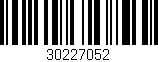 Código de barras (EAN, GTIN, SKU, ISBN): '30227052'