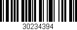 Código de barras (EAN, GTIN, SKU, ISBN): '30234394'