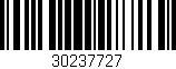 Código de barras (EAN, GTIN, SKU, ISBN): '30237727'