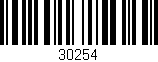 Código de barras (EAN, GTIN, SKU, ISBN): '30254'