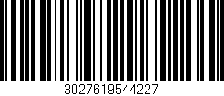 Código de barras (EAN, GTIN, SKU, ISBN): '3027619544227'