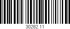 Código de barras (EAN, GTIN, SKU, ISBN): '30282.11'