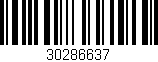 Código de barras (EAN, GTIN, SKU, ISBN): '30286637'
