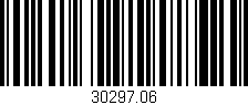 Código de barras (EAN, GTIN, SKU, ISBN): '30297.06'