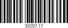 Código de barras (EAN, GTIN, SKU, ISBN): '30297.17'