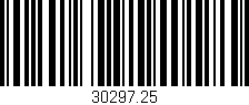 Código de barras (EAN, GTIN, SKU, ISBN): '30297.25'