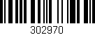 Código de barras (EAN, GTIN, SKU, ISBN): '302970'