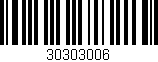 Código de barras (EAN, GTIN, SKU, ISBN): '30303006'