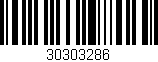 Código de barras (EAN, GTIN, SKU, ISBN): '30303286'
