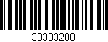 Código de barras (EAN, GTIN, SKU, ISBN): '30303288'