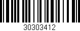 Código de barras (EAN, GTIN, SKU, ISBN): '30303412'