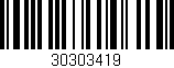 Código de barras (EAN, GTIN, SKU, ISBN): '30303419'