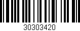 Código de barras (EAN, GTIN, SKU, ISBN): '30303420'
