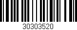 Código de barras (EAN, GTIN, SKU, ISBN): '30303520'