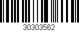 Código de barras (EAN, GTIN, SKU, ISBN): '30303562'