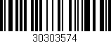 Código de barras (EAN, GTIN, SKU, ISBN): '30303574'