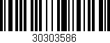 Código de barras (EAN, GTIN, SKU, ISBN): '30303586'