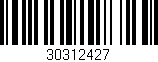 Código de barras (EAN, GTIN, SKU, ISBN): '30312427'