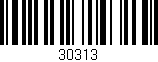 Código de barras (EAN, GTIN, SKU, ISBN): '30313'