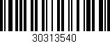Código de barras (EAN, GTIN, SKU, ISBN): '30313540'