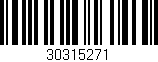 Código de barras (EAN, GTIN, SKU, ISBN): '30315271'