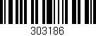 Código de barras (EAN, GTIN, SKU, ISBN): '303186'