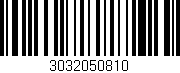 Código de barras (EAN, GTIN, SKU, ISBN): '3032050810'