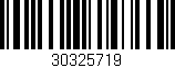 Código de barras (EAN, GTIN, SKU, ISBN): '30325719'