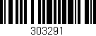 Código de barras (EAN, GTIN, SKU, ISBN): '303291'