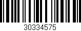 Código de barras (EAN, GTIN, SKU, ISBN): '30334575'