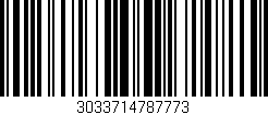 Código de barras (EAN, GTIN, SKU, ISBN): '3033714787773'